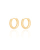 Brinco Argola Lisa 1.5 cm Banhado a Ouro 18K