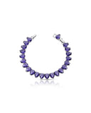 Pulseira Riviera Gota Ametista com Fecho Gaveta Click
