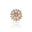 Broche Flor Pérola e Cristal Cravejado