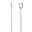 Brinco Argola Corrente Cravejado Cristal