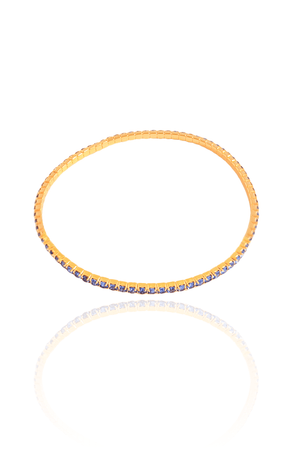 Pulseira Rivieira Turquesa 2 mm Maleável