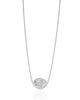 Gargantilha Veneziana Barroca Ródio Branco - 40 cm