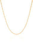 Choker Elos Grampo Banhado a Ouro 18K