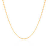 Choker Plaquinhas Redondas Lisas Banhado a Ouro 18K