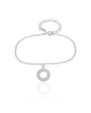 Pulseira Elos Portugueses Livrai-nos do Mal Ródio Branco