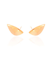 Ear Cuff Folha Lisa 2.4 cm Banhado a Ouro 18K