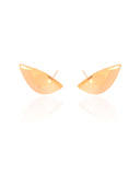 Ear Cuff Folha Lisa 2.4 cm Banhado a Ouro 18K