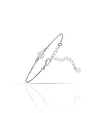 Pulseira Ponto de Luz Facetado Cristal