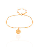 Pulseira Elos Portugueses Árvore da Vida Banhado a Ouro 18K