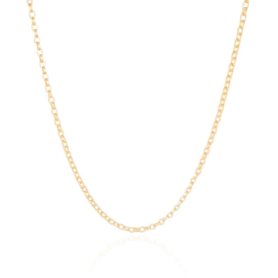 Choker Elos Portugueses Banhado a Ouro 18K - 31 cm