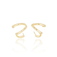 Ear Cuff Liso Banhado a Ouro 18K