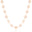 Choker Pérolas Achatadas 8 mm Banhado a Ouro 18K