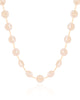 Choker Pérolas Achatadas 8 mm Banhado a Ouro 18K