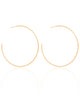 Brinco Argola Fio 6.0 cm Banhado a Ouro 18K