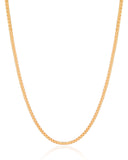 Gargantilha Veneziana 2 mm Banhado a Ouro 18K