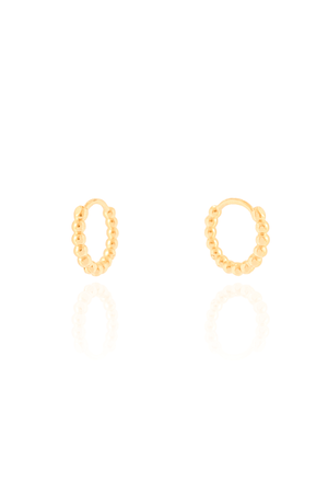 Brinco Argola Bolinhas 1.4 cm