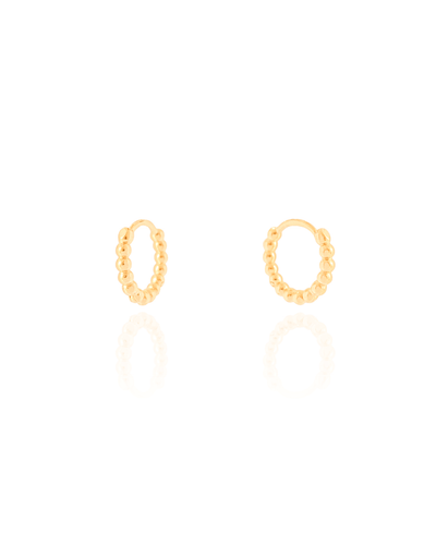 Brinco Argola Bolinhas 1,4 cm
