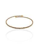 Pulseira Hematita Mola Banhado a Ouro 18K