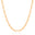 Choker Elos Ovais 4 mm Banhado a Ouro 18K