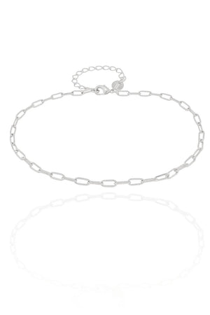 Pulseira Maculina Elos Retangular 3 mm