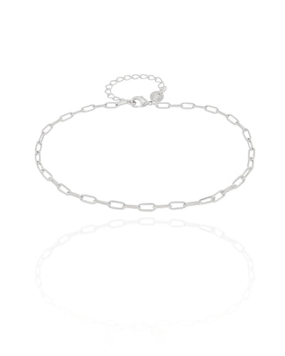 Pulseira Masculina Elos Retangular 3 mm