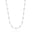 Gargantilha Choker Zircônias Oval Ródio Branco