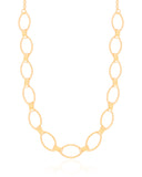 Gargantilha Detalhes Vazados Banhado a Ouro 18K - 40 cm