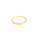 Anel Cartie Tamanho 14 Liso Banhado a Ouro 18K