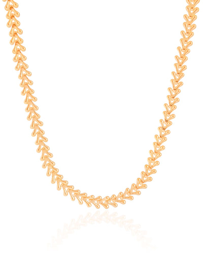 Choker Escamas 6 mm Banhado a Ouro 18K