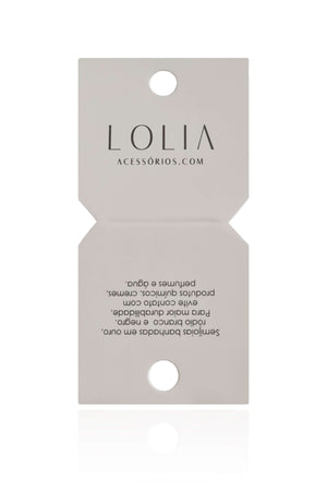 Kit com 10 Tags Semijoias Gargantilha Lolia