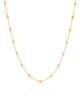 Choker Gomos 3 mm Banhado a Ouro 18K
