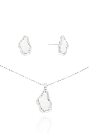 Conjunto Orgânico Resinado Branco Leitoso