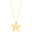 Gargantilha Veneziana Flor 2.0 cm Banhado a Ouro 18K - 45 cm