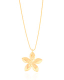 Gargantilha Veneziana Flor 2.0 cm Banhado a Ouro 18K - 45 cm