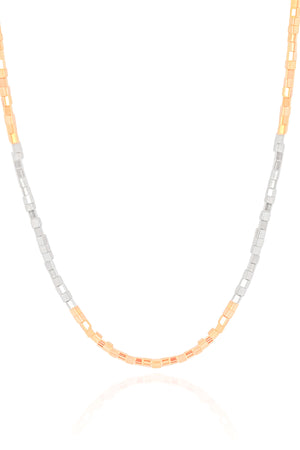 Choker Tubo Quadrado 2 mm Mix de Banhos