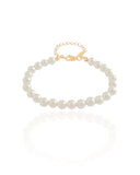Pulseira Pérolas 6 mm Banhado a Ouro 18K