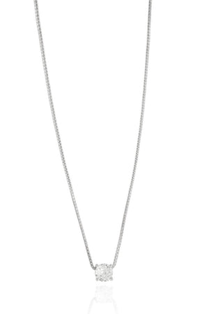 Gargantilha Veneziana Ponto de luz Cristal - 45 cm