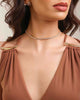 Choker Riviera Cristal Banhado a Ouro 18K