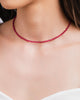 Choker Cristais Marsala Banhado a Ouro 18K