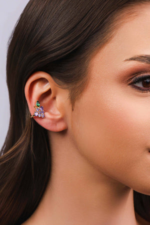 Piercing Uva Lado Direito Banhado a Ouro 18K