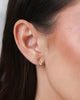 Circulo Colorido 8 mm Banhado a Ouro 18K