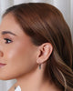 Brinco Argola Cristais Coloridos Banhado a Ouro 18K