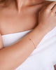 Pulseira Baguetes Citrino Banhado a Ouro 18K