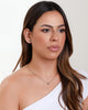 Conjunto Turquesa Cravejado Ródio Branco