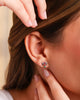Brinco Abelha Colorida Banhado a Ouro 18K