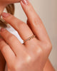 Anel Arame Cristal Cravejado Tamanho 16 Banhado a Ouro 18K