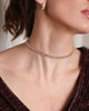 Choker Riviera Baguete Cristal