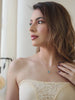 Conjunto Ponto de Luz Quadrado Azul Sky Veneziana e Brincos