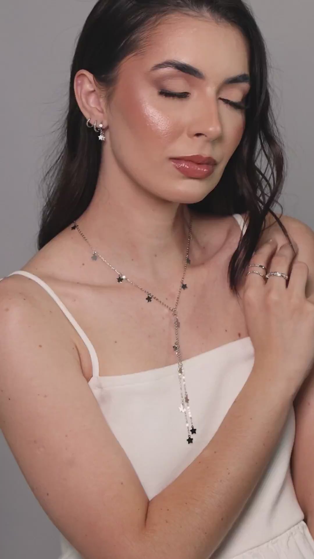 Choker Elos Ovais 3 mm Banhado a Ouro 18K