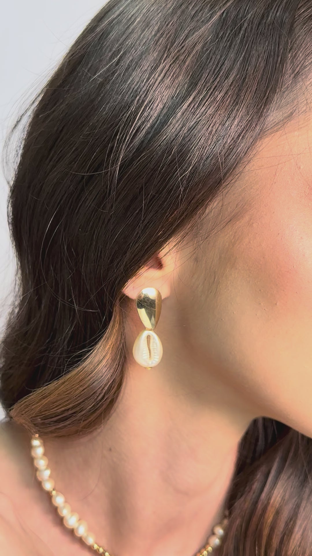 Choker Marítima Pérolas Banhada a Ouro 18K